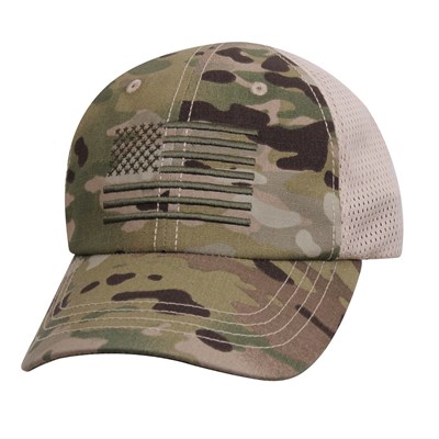 Casquette de baseball drapeau américain en maille MULTICAM®