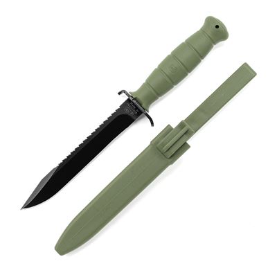 Couteau AUTRICHIEN GLOCK SURVIVAL FM81 avec scie VERT