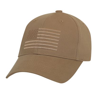 Casquette de baseball drapeau américain COYOTE BROWN