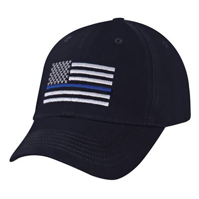 Casquette baseball drapeau américain avec ligne bleue BLEU FONCÉ
