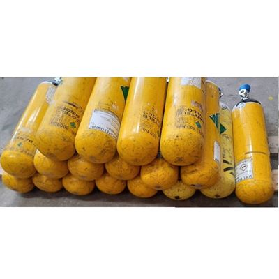 Bouteille en acier sous pression 6 l/300 bars robinet bleu d'occasion ostatní AR-6300-G 2