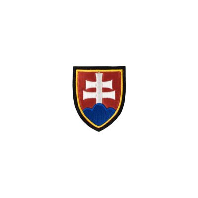 Écusson SLOVENSKA - COLORÉ bordure jaune