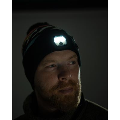Bonnet tricoté avec lampe ADVENTURER PENTAGON K13060-ADV-FLS 2