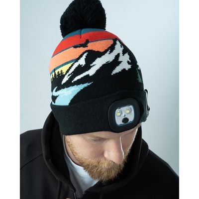 Bonnet tricoté avec lampe ADVENTURER PENTAGON K13060-ADV-FLS 3