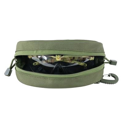 Étui à lunettes TACTICAL OLIVE GREEN KOMBAT KO-1940-OG 2