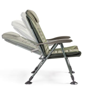 Fauteuil inclinable à pieds télescopiques Professional Quattro MIVARDI M-CHPROQ 7