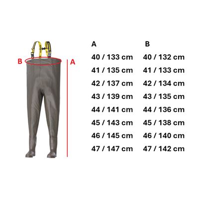 Pantalons de wading Hardcore MC MIVARDI M-HMC 3