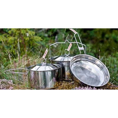Set de cuisine de plein air en INOX pour le camping CAMPFIRE LARGE PRIMUS® P738001 2