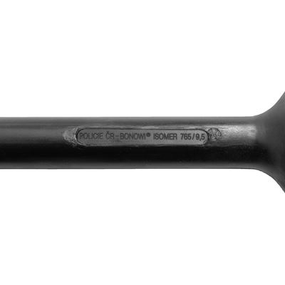 Matraque droite avec bouclier de protection POLICE DE LA RÉPUBLIQUE TCHÈQUE BONOWI ISOMER 75 cm NOIR  PBS-765/9,5 2