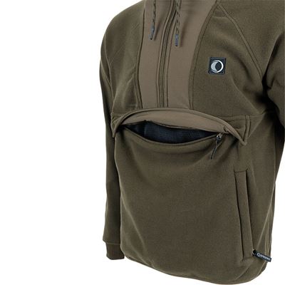 Sweat à capuche en polaire Hybrid Hoodie VERT SPEERO SPHOODHYB 4