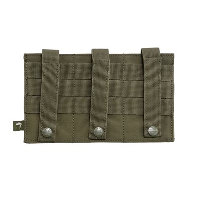 Pochette élastique ouverte pour 3 chargeurs M4/M16 VERTE Viper® VTMAGPLG 4