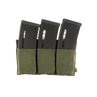 Pochette élastique ouverte pour 3 chargeurs M4/M16 VERTE Viper® VTMAGPLG 2