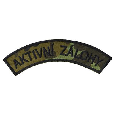 Écusson domovenka AKTIVNÍ ZÁLOHY - mod. 95 forêt CZ