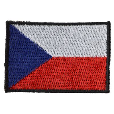 Écusson drapeau tchèque moyen COULEUR (56 mm)