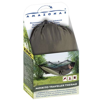 Hamac MOSKITO TRAVELLER THERMO avec moustiquaire AMAZONAS AZ-1030230 4