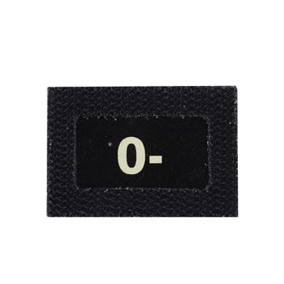 Écusson GLIND TAPE groupe sanguin 0- FENIX Protector AC-1390NEG 2