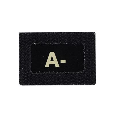 Écusson GLIND TAPE groupe sanguin A- FENIX Protector AC-139ANEG 2