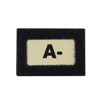 Écusson GLIND TAPE groupe sanguin A-