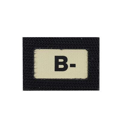 Écusson GLIND TAPE groupe sanguin B- FENIX Protector AC-139BNEG 2