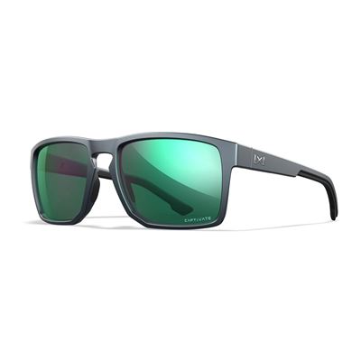 Lunettes de tir WX FOUNDER CAPTIVATE™ NOIR monture VERRES POLARISÉS VERT