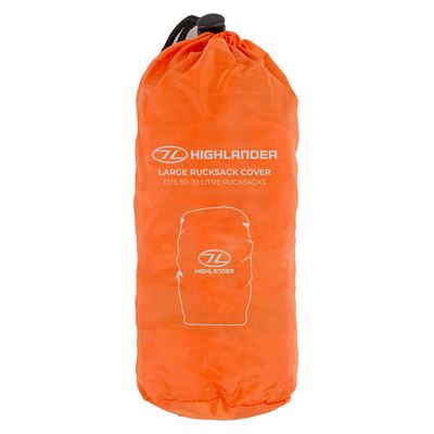 Housse pour sac à dos 50 - 70 l ORANGE HIGHLANDER ACC029-OE-L 3