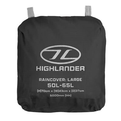 Housse pour sac à dos 50 - 65 l NOIR HIGHLANDER ACC063-BK 4