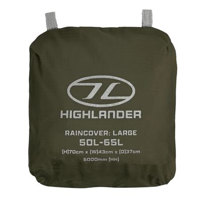 Housse pour sac à dos 50 - 65 l RANGER GREEN HIGHLANDER ACC063-RG 4