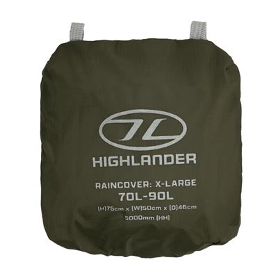 Housse pour sac à dos 70 - 90 l RANGER GREEN HIGHLANDER ACC064-RG 4