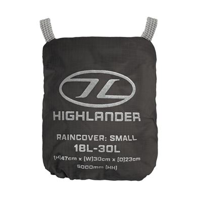 Housse pour sac à dos 18 - 30 l NOIR HIGHLANDER ACC061-BK 4
