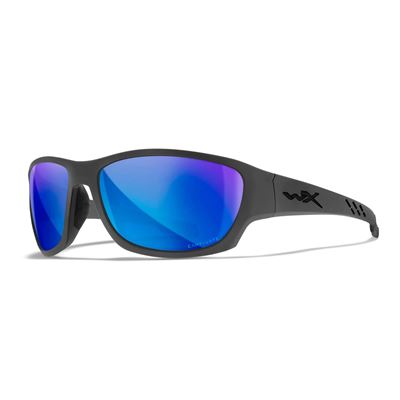 Lunettes de tir WX CLIMB CAPTIVATE™ monture grise verres Polarized Blue