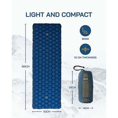 Matelas gonflable NAP-PAK ARCTIC R11 BLEU HIGHLANDER AIR078-DB 5