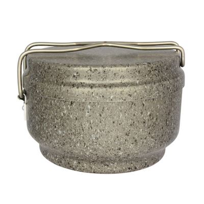 Gamelle en aluminium trois pièces en teflon PTFE STONE