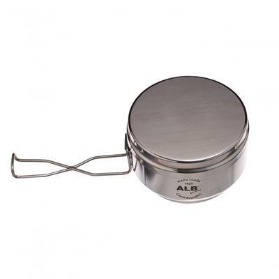 Gamelle en acier inoxydable trois pièces (polie) ALB alb613 3