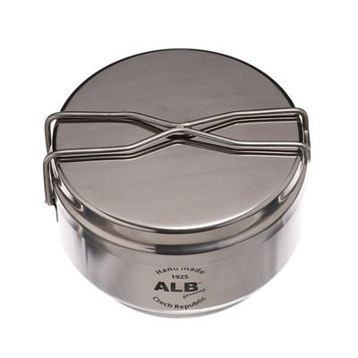 Gamelle en acier inoxydable trois pièces (polie) ALB alb613 2