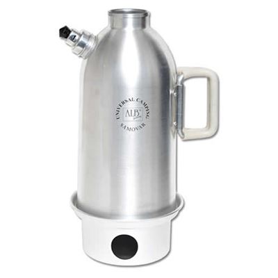 Samovar de camping PRO 1,2 l en aluminium