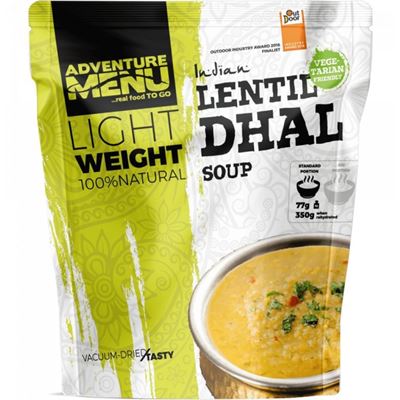 Dhal aux lentilles PORTION 77 g/350 g - plat cuisiné déshydraté