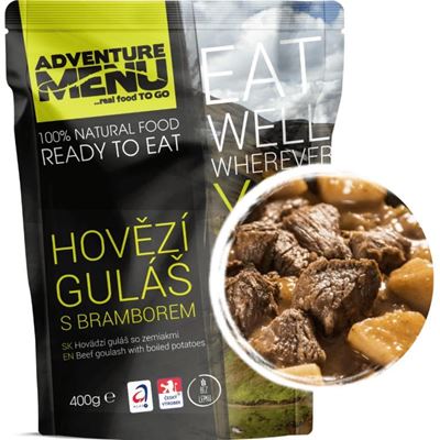 Goulasch de bœuf avec pommes de terre - ADM plat cuisiné stérilisé