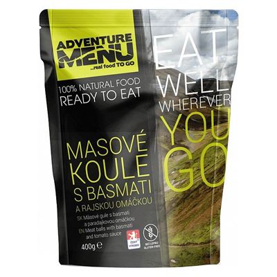 Boulettes de viande et de riz à la sauce tomate - ADM plat cuisiné stérilisé