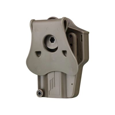 Étui de ceinture pour pistolet Per-Fit™ universel DROIT FLAT DARK EARTH AMOMAX AMX001-FDE 3