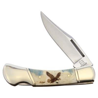 Couteau pliant EAGLE motif chasse AIGLE