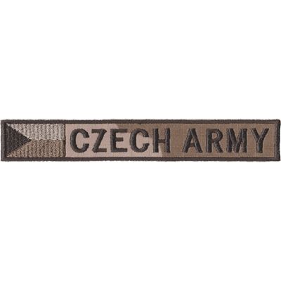 Écusson CZECH ARMY + drapeau velcro vz.95 DESERT