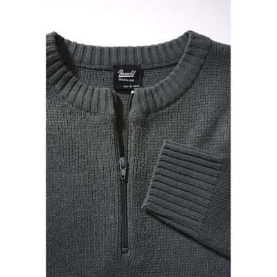 Pull-over Armee zip 3/4 GRIS BRANDIT 5028-5 3