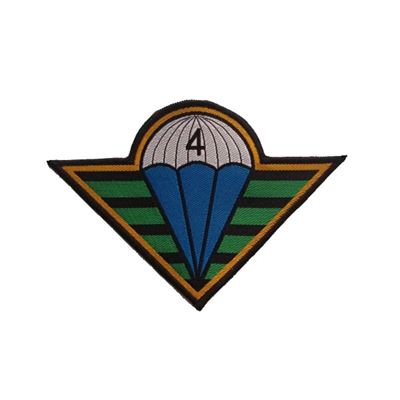 Écusson 4e brigade aéroportée - tissé en couleur