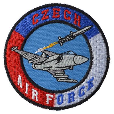 Écusson CZECH AIR FORCE avec Gripen - COULEUR