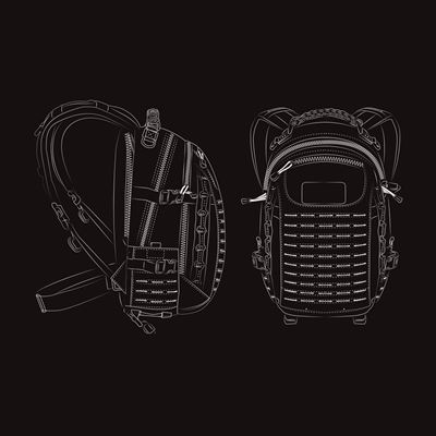 Sac à dos DRAGON EGG® MKII COYOTE BROWN DIRECT ACTION® BP-DEGG-CD5-CBR 2