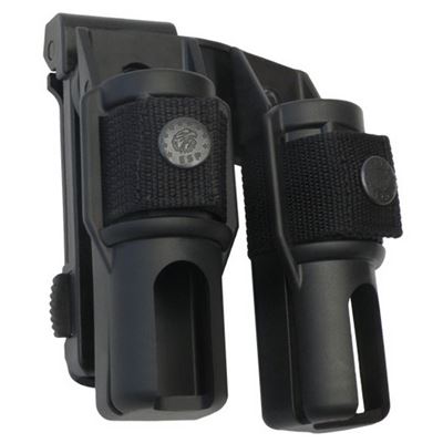 Étui rotatif pour matraque télescopique 21,23,26" et lampe torche