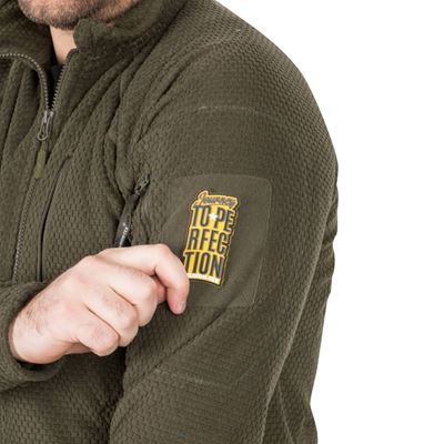 Sweat-shirt fonctionnel en polaire ALPHA TACTICAL VERT Helikon-Tex® BL-ALT-FG-02 6
