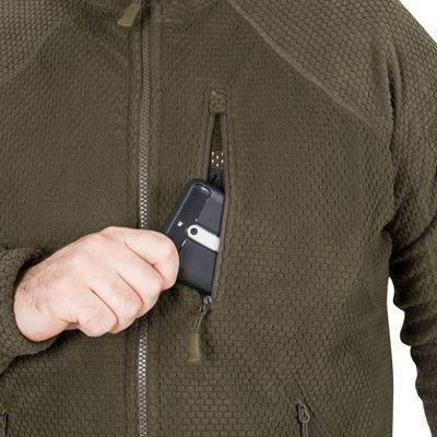 Sweat-shirt fonctionnel en polaire ALPHA TACTICAL VERT Helikon-Tex® BL-ALT-FG-02 3