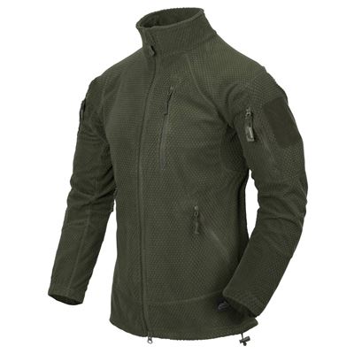 Sweat-shirt fonctionnel en polaire ALPHA TACTICAL VERT