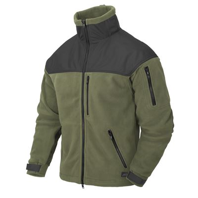 Veste CLASSIC ARMY polaire VERT-NOIR